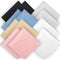 12 Pack 20x20cm/8”x8” Large Microfiber Cleaning Cloth for Eyeglasses, Luxury Suede Glass Cleaner for Gentle Lint-Free