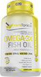 Herbtonics Triple Strength Omega 3 Fish Oil, HIGH EPA 1350MG + DHA 900MG for Heart Health & Joint Support (180 Capsules)