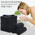 SUNLAND Microfiber Face Cloth, Reusable Makeup Remover Facial Cleansing Towel, 12 Pack Black