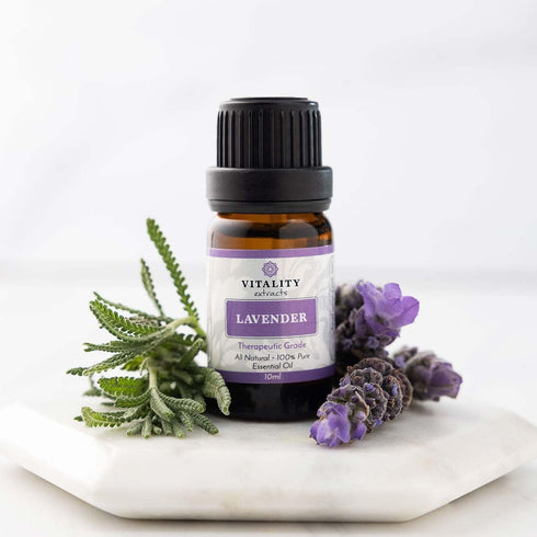 Vitality Extracts Lavender Essential Oil - Aromatherapy, Natural Calm, Stress Relief