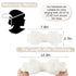 4Pcs Spa Headband Set for Women, Soft Terry Cloth Makeup Skincare Bubble Headband, Non Slip Hair Accessory Beige