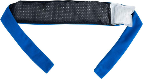 Ice Wraptor Bandana + 6 Inserts: Just Add Water & Freeze, Portable Ice Therapy for Pain Relief, Adjustable, Lightweight