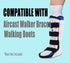 2 Pairs Replacement Socks for Air Cast Walking Boot Walker Brace, Orthopedics Socks for Fracture Boot