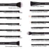 DUcare Makeup Brushes, 15Pcs Premium Synthetic Kabuki Brush Set for Foundation, Concealers, and Eye Shadows