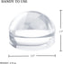 MAGDEPO 4X Acrylic Dome Magnifier 2.5 inch Crystal Clear Paperweight with Card Size Magnifying Sheet for Blueprints, Maps, Newspapers, Hobbies, etc. by M MAGDEPO