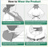 PARADISUS Neck and Shoulder Massager with Heat Cordless Deep Tissue Shiatsu Back Massager for Pain Relief, Wireless