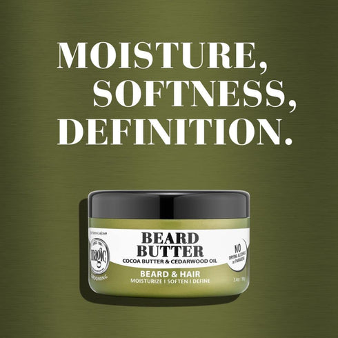 Softsheen-Carson Magic Shaving Beard Grooming Kit for Men, Cedarwood Oil Beard Butter, Scrub and Cleanser Gift Set