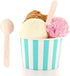 HUJI Eco-Friendly Wooden Spoons, Disposable Wood Cutlery, 50 Spoons, 6.1"