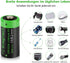 CR123A 3V Lithium Battery, 123 3 Volt Lithium Battery, for Home Security Sensor Motion Sensor Door Lock High Intensity Flashlights Long-Lasting Non-Rechargeable (CR123A 4 Pack)