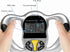 Handheld Body Fat Measuring Instrument, Digital Body Fat Tester with LCD Screen for Calorie and BMI Measurement