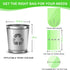 MAVGV 4 Bags,100 Gallon Small Trash Bags Garbage Pcs Strong Bathroom Wastebasket Can Liners trash Bags for Home Office