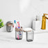 VITVITI White Toothbrush Travel Case, Portable 7.88 Inch Holder for Toothpaste & Toothbrush for Trip or Bathroom