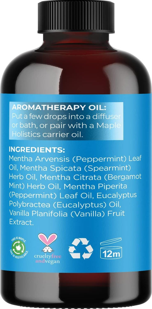 Set Maple Holistics Essential Oils - Relaxing Essential Oil Blends for Diffuser with Mint and Citrus Essential Oils