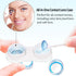 12 Pack Clear Contact Lens Case, Portable Contact Lenses Case with Tweezer Remover Tool Solution Bottle Contacts Soak Storage Container Kit for Travel Home