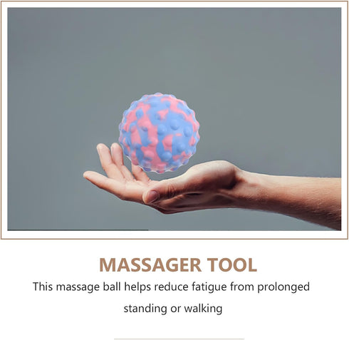HINTRMENT 7cm Foot Massage Ball Deep Tissue Yoga Muscle Roller for Neck Back and Feet Fascia Release Massager Tool