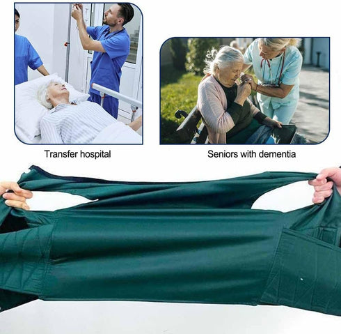 QNZKIOXV Sturdy Chest Restraint Band for Seniors with Dementia, Vest Restraint Suit for Bed or Wheelchair