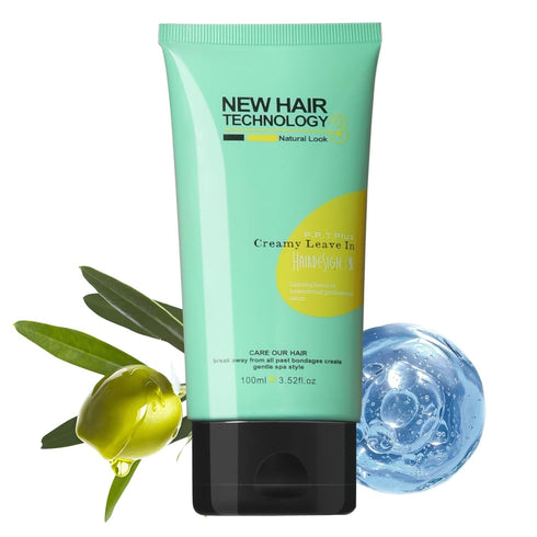 Lightweight Keratin Protein Leave In Conditioner Tube for Dry Damaged Hair, Moisturizing Jojoba Oil
