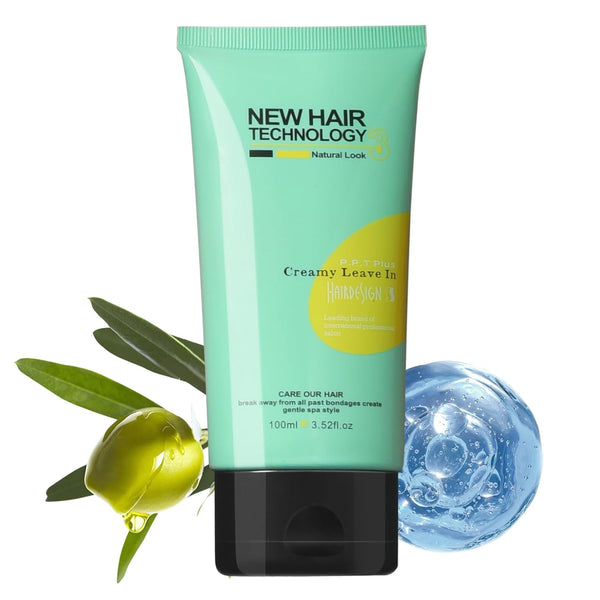 Lightweight Keratin Protein Leave In Conditioner Tube for Dry Damaged Hair, Moisturizing Jojoba Oil