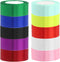10 Rolls Satin Ribbon Set - 1-1/2" x 25 Yards - Double Face & Single Face Polyester Satin for Gift Wrapping