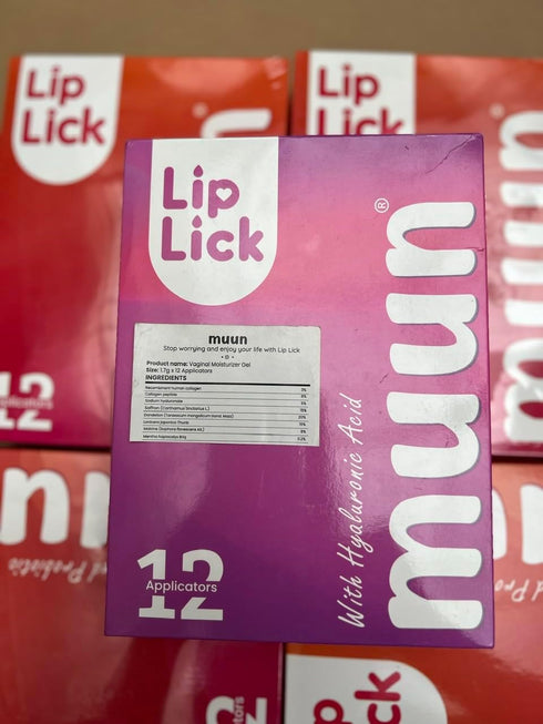 Pack 12 Immediate Muun Vaginal Moisturizer - Intimate Hydration - Dryness Burning Itching Discomfort Relief