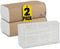 1InTheOffice Multifold Paper Towels (2 Pack) - 1-Ply Paper Hand Towels for Bathroom, 250 Towels/Pack, 9" x 9.45"
