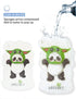Cellulose Pop Up Sponges, Large, Natural and Compressed – Unique Printed Cartoon Design for Dishes Washing, Kitchen