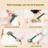 Long Size Lymphatic Drainage Hammer, Manual Body Massage Hammer, Green 12.5IN, 2pcs Back Knock Handheld for Pain Relief