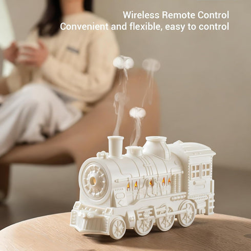 YUEHISY 300ML Train Diffuser, Essential Oil Diffuser & Cool Mist Humidifier with Night Light, Diffuser for Relaxation