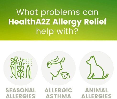 HealthA2Z 10mg, 300 Count (Pack 1), Allergy Relief, Cetirizine Dye Free, All Day Allergy Relief, Indoor & Outdoor