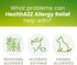HealthA2Z 10mg, 300 Count (Pack 1), Allergy Relief, Cetirizine Dye Free, All Day Allergy Relief, Indoor & Outdoor