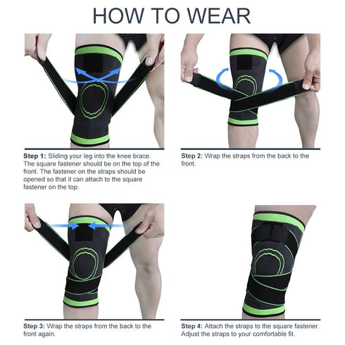 Compression Knee Sleeve Knee Brace - Support for Men & Women, Pain Relief for Running, CrossFit, Basketball