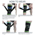Compression Knee Sleeve Knee Brace - Support for Men & Women, Pain Relief for Running, CrossFit, Basketball