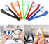 VinBee 20 Pcs Eyeglass Cleaner Clip, Mini Microfiber Spectacles Cleaner Brush, Random Color Cleaning Tool