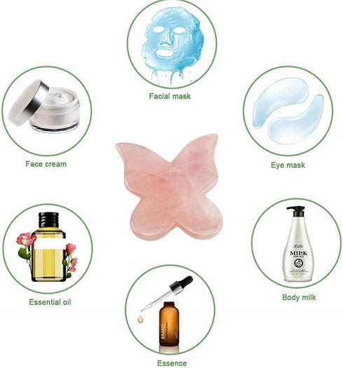 MObyat 1Pcs from Stone Skincare Tool for Acupuncture Scraping Back Neck Massage