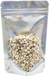 Resealable Stand Up Zipper Lock Bags | Clear Foil Food Storage Packaging | Heat Seal Pouches (50, 5.5x7.87 inch)