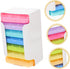 VALICLUD Weekly Travel Medicine Organizer Case Portable Pill Holder with Magnetic Lid Compact Plastic Cute Pill Box