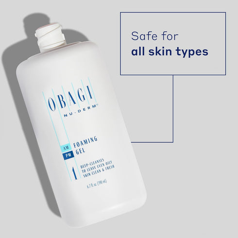 Nu-Derm Foaming Gel – Gel-Based Cleanser for Normal, Oily & Sensitive Skin