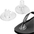 3Pairs Soft Silicone Flip Gel Cushions Pad Toe Protectors for Thong Sandal Flip Flop Gel Inserts Guards Insoles