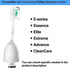 Replacement Toothbrush Heads Compatible with Philips Sonicare: Fit Sonicare E-Series HX7022/66, 6 Pack