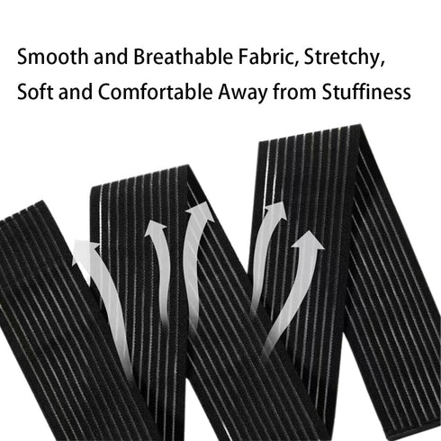 Thigh Compression Garment - Bandage Brace Wrap for Knee & Calf Support, Pain Relief for Men & Women
