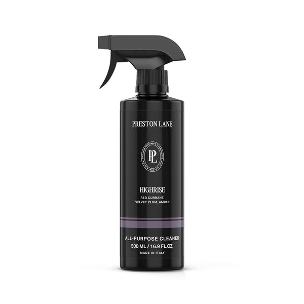 Preston Lane Luxury All-Purpose Cleaner, Highrise Scent | Bio-Based Multi-Surface Spray |