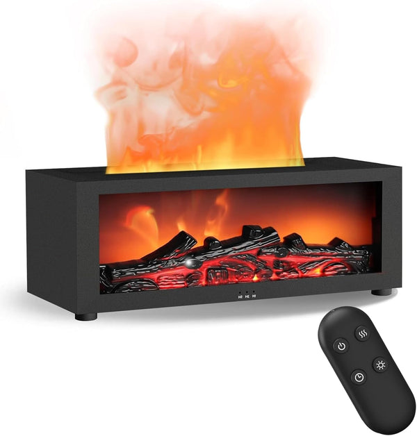 Liexopr fire Place Aroma Diffuser,Essential Oil Diffuser Flame Fireplace Aroma Diffuser, fire Place