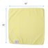 Boardwalk Microfiber Cleaning Cloths, 16 x 16, Yellow, 24/Pack (16YELCLOTHV2)