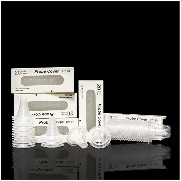 300pcs Disposable Ear Thermometer Probe Covers, Upgraded Lens Filters & Refill Caps for All Braun Digital Thermometers