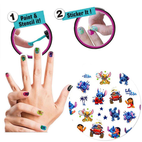6 Sheets Cute Nail Art Stickers, 3D Self Adhesive Kawaii Designer Decals for Women Girls DIY Nail Art
