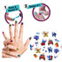 6 Sheets Cute Nail Art Stickers, 3D Self Adhesive Kawaii Designer Decals for Women Girls DIY Nail Art