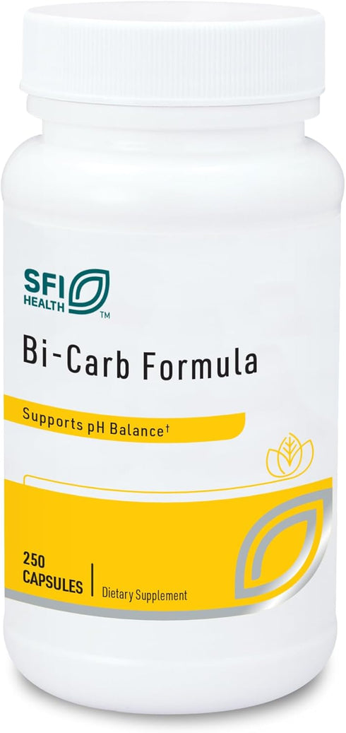 Klaire Labs Sodium Bicarbonate & Potassium Bicarbonate Supplement, 250 Capsules, Gastrointestinal Support
