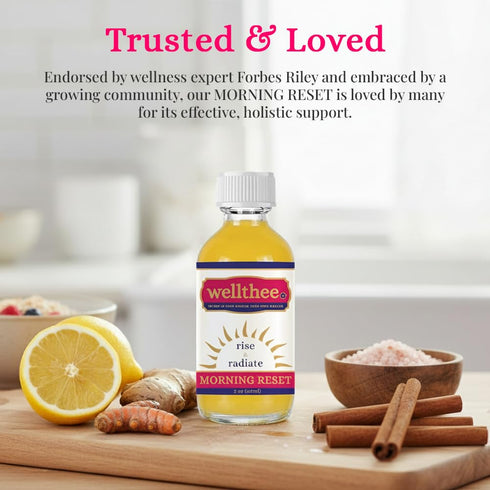 RESET Immunity 2oz (12-Pack) MORNING Daily Wellness Shot, Apple Cider Vinegar Drink with Lemon, Ginger, Turmeric