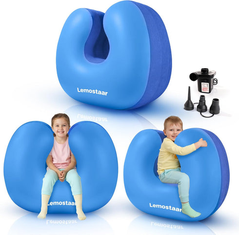 Inflatable Sensory Chair for Kids Toddlers, Soft Squeeze Seat for Kids with
