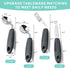 SINHJX 4 45 Pcs Adaptive Utensils for Elderly, Angled Built Up Handle Utensils for Adults, Arthritis Silverware